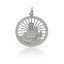 Medalla Virgen de Carmen en plata 20 mm